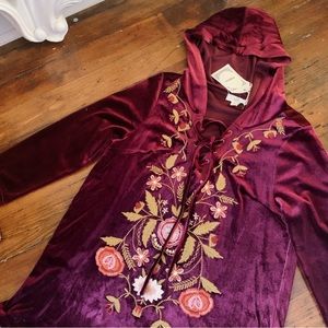BNWT Cottagecore Fairy Embroidered Hoodie